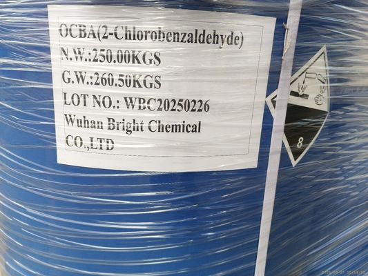 OCBA 2-Chlorobenzaldeído 99,5% líquido Cas 89-88-5 Agente de nivelamento galvanizado Agente de refino de grãos, clareador galvanizado